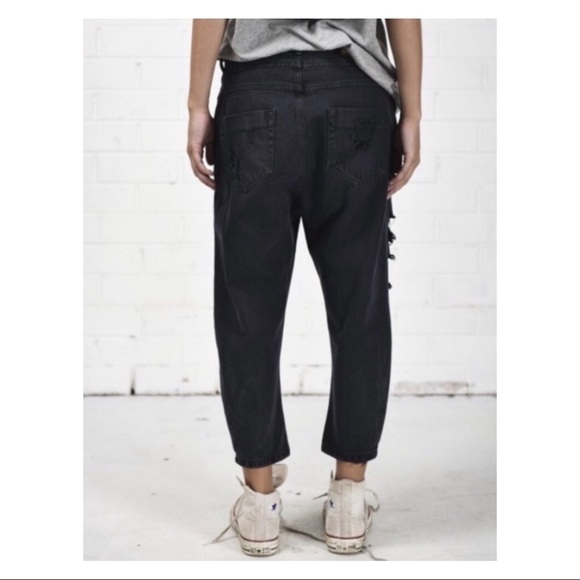 ONE TEASPOON Fox Black Eagles - Picture 2 of 8